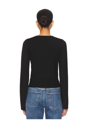 SNDYS August Button Down Top in Black. Size L. Also in M, S, XL, XS, XXL, XXS.