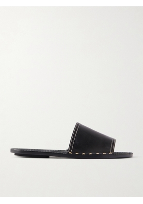 TOTEME - Studded Leather Slides - Black - IT35,IT36,IT37,IT38,IT39,IT40,IT41,IT42