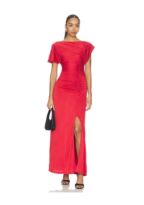 SOVERE Miro Dress in Red. Size XS. Also in S, M, L.