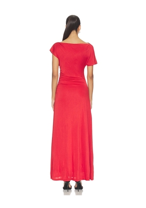SOVERE Miro Dress in Red. Size XS. Also in S, M, L.