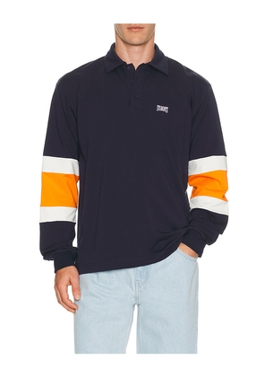 Students Golf August Rugby Polo in Navy. Size S. Also in M, L, XL/1X.