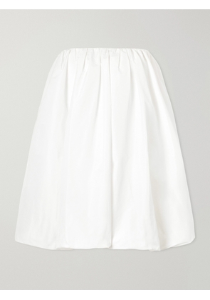 Patou - Bloomer Faille Mini Dress - White - FR 34,FR 36,FR 38,FR 42