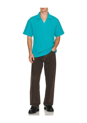Scotch & Soda 3 Crossed Pique Garment Dyed Polo in Blue. Size S. Also in M, L, XL/1X, XXL/2X.