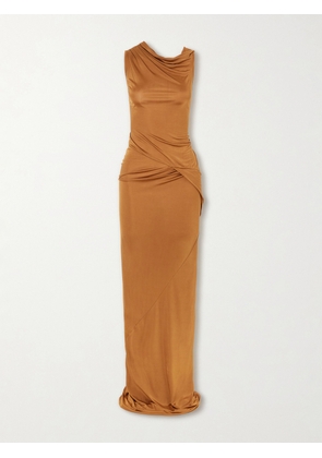 Rick Owens - Shailee Draped Jersey Gown - Gold - IT38,IT40,IT42,IT44,IT46,IT48