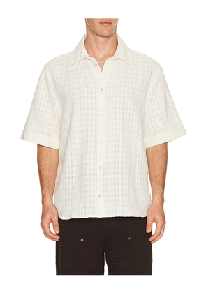 Won Hundred Daniel Shirt in Cream. Size S. Also in M, L, XL/1X.