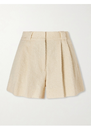 BLAZÉ Milano - Orinda Cotton-blend Tweed Shorts - Neutrals - 00,0,1,2,3,4