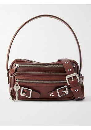 Acne Studios - Camero Party Leather Shoulder Bag - Brown - One size