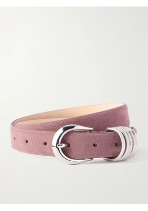 Déhanche - 2.5 Cm Hollyhock Suede Belt - Pink - x small,small,medium,large,x large