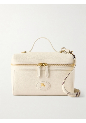 Burberry - Textured-leather Vanity Case - Neutrals - One size