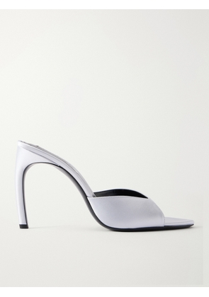 Victoria Beckham - Harlow Satin Mules - Silver - IT36,IT37,IT38,IT39,IT40,IT41