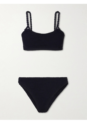 Hunza G - Phoebe Original Crinkle™ Bikini - Black - One size
