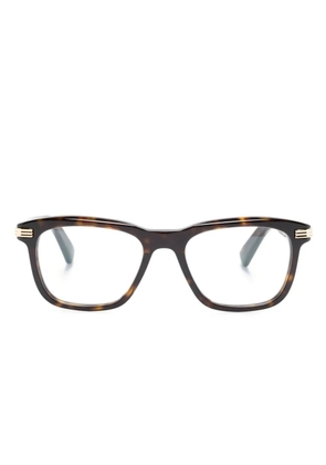 Cartier Eyewear rectangle-frame tortoiseshell glasses - Brown