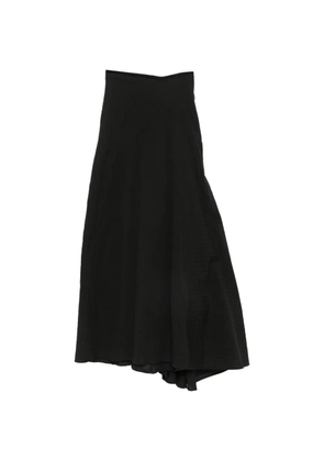 Marc Le Bihan crinkled asymmetric skirt - Black