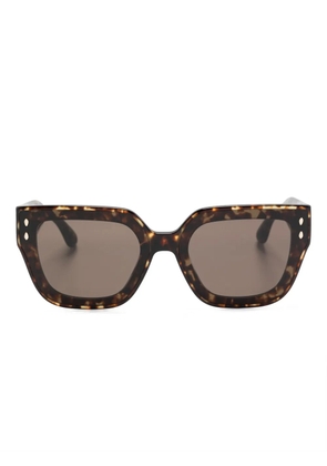 Isabel Marant Eyewear square-frame sunglasses - Brown