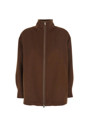 Max Mara pocket zip-fastening jacket - Brown