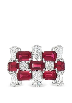 HYT Jewelry ruby and diamond ring - Silver