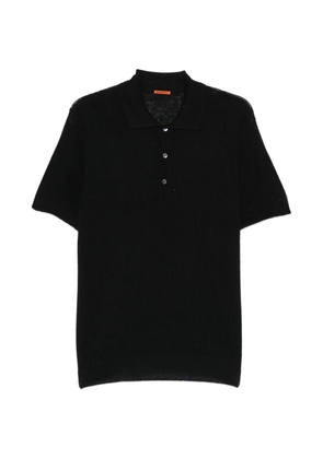 Barena ribbed polo shirt - Black