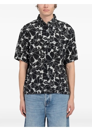 Stüssy Floral Hawaiian shirt - Black