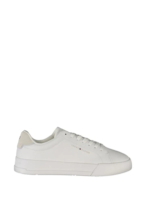 Tommy Hilfiger logo-print lace-up sneakers - White