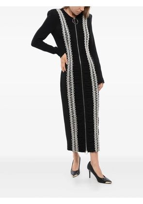 Balmain crystal-embellished midi dress - Black
