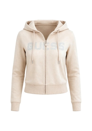 GUESS USA Primula embellished hoodie - Neutrals