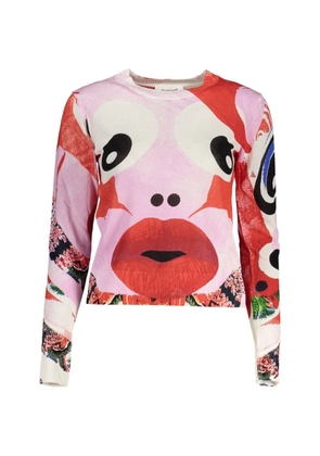 Desigual abstract-pattern sweater - Neutrals
