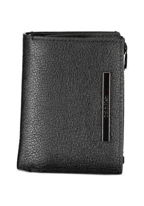 Calvin Klein pebbled-leather wallet - Black