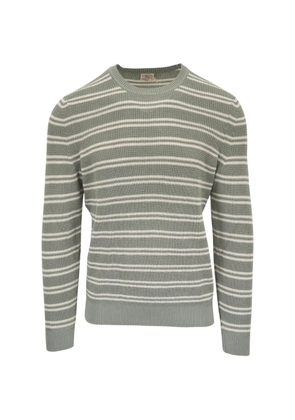 FAHERTY striped-pattern sweater - Green