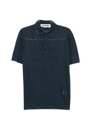 LES HOMMES short-sleeve polo shirt - Blue