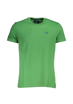 La Martina logo-embroidered cotton T-shirt - Green
