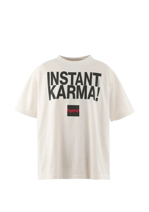 SAINT MXXXXXX graphic-print T-shirt - Neutrals