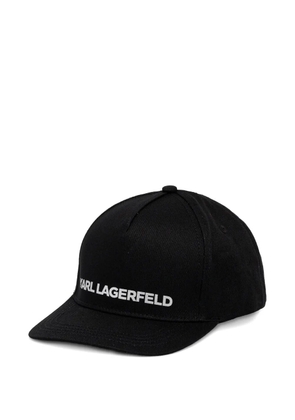 Karl Lagerfeld logo-print baseball cap - Black
