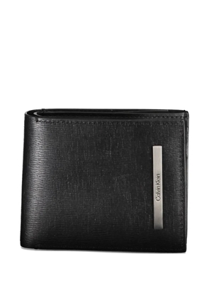 Calvin Klein logo-plaque bifold wallet - Black