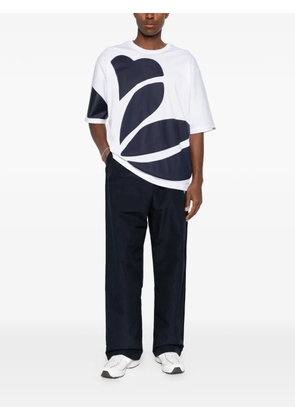 LES HOMMES graphic-print T-shirt - White