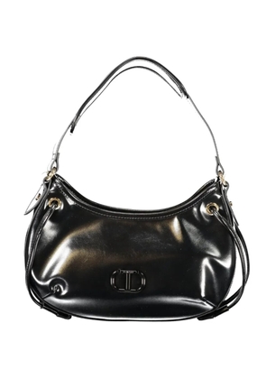 TWINSET logo detail shoulder bag - Black