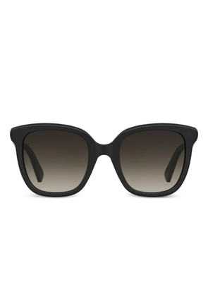 Moschino Eyewear logo-lettering sunglasses - Black