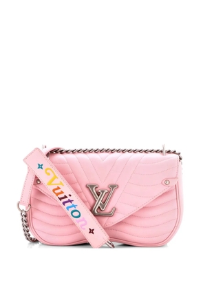 Louis Vuitton Pre-Owned New Wave Chain Bag Quilted Leather MM crossbody bag - Pink