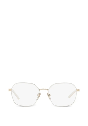 Prada Eyewear geometric frame glasses - Gold