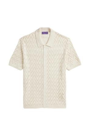 Polo Ralph Lauren open-knit shirt - Neutrals