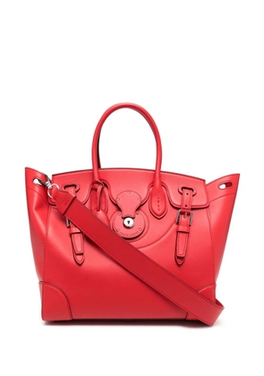Ralph Lauren Collection buckle-fastening panelled tote bag - Red