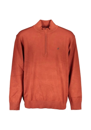 U.S. Grand quarter-zip cotton pullover - Orange