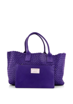 Bottega Veneta Pre-Owned Cabat Intrecciato Nappa Medium tote bag - Purple