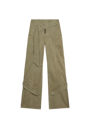 Blumarine panelled trousers - Green