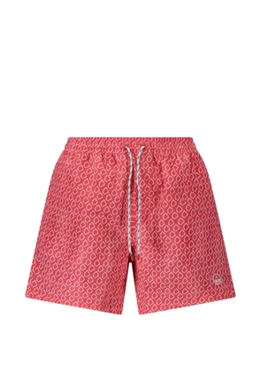 North Sails logo-print drawstring swim shorts - Red