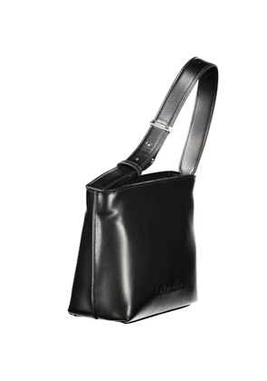 Calvin Klein logo-debossed zip-top tote bag - Black