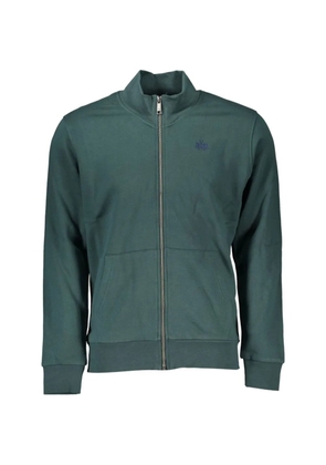 La Martina embroidered zip-up sweatshirt - Green