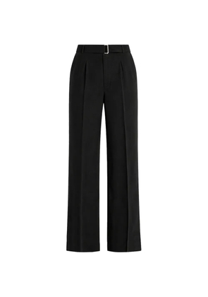 Officine Generale Nash pleated straight-leg trousers - Black