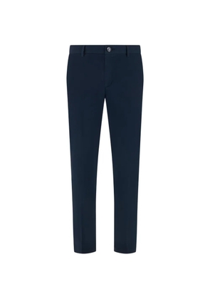 Boggi Milano stretch diagonal pocket trousers - Blue