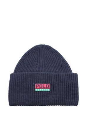 Polo Ralph Lauren Terrain ribbed-knit beanie hat - Blue