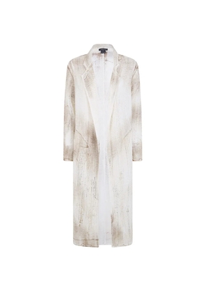 Avant Toi notch-lapel coat - Neutrals